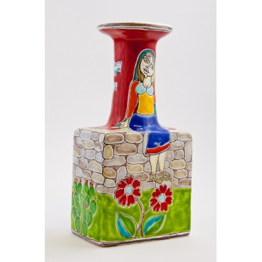 Bottiglia ceramica Decorativa de simone DS BT509DS-1 Bottiglia ceramica Decorativa de simone DS BT509DS-1
